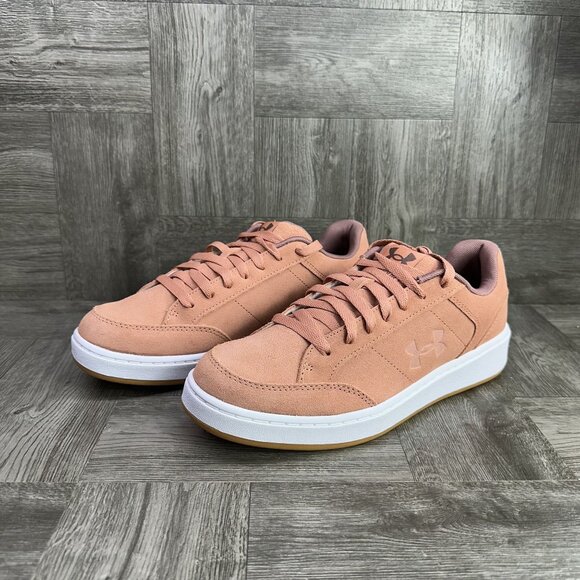 Under Armour Official Suede Women's size 10 Canyon Pink Casual Shoes - Picture 3 of 8